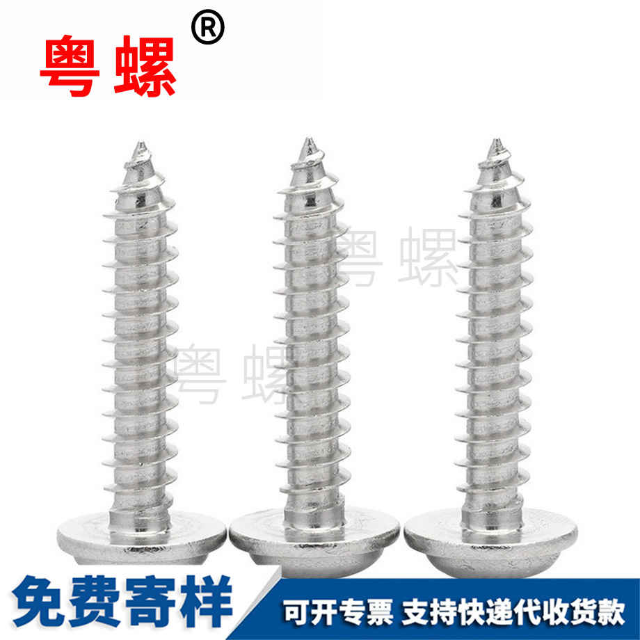 十字圓頭萬寧帶墊自攻