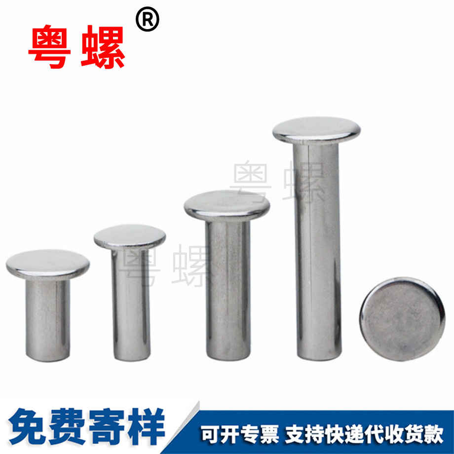 扁平頭半空心鉚釘 扁平頭半空心鉚釘