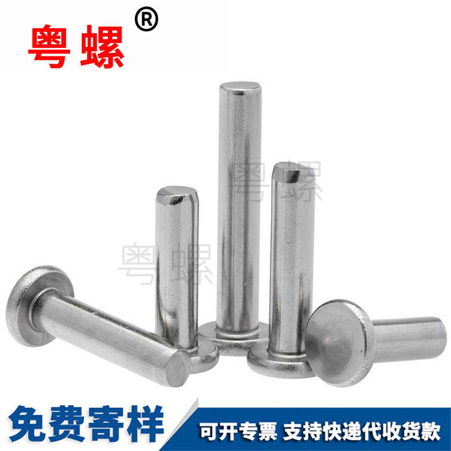 西雙版納實心西雙版納平頭鉚釘 西雙版納實心西雙版納平頭鉚釘