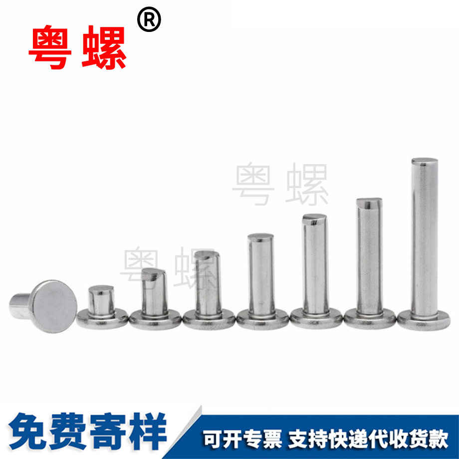 定制西雙版納平頭實心鉚釘